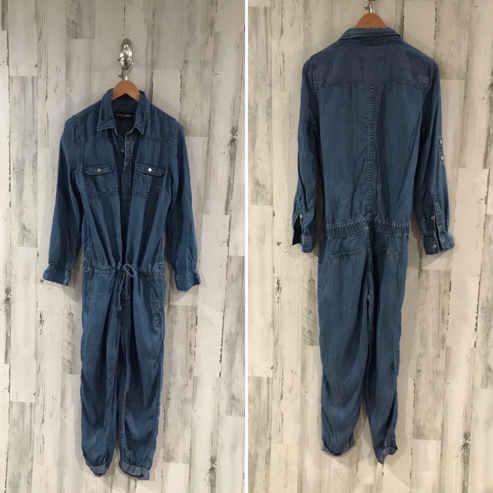 Gabrielle Union for NY&Co Chambray Jumpsuit Sz M